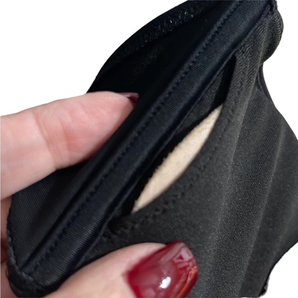 Victoria’s Secret black bikini top. Embellished with colorful marbles. Size L. - Picture 8 of 9